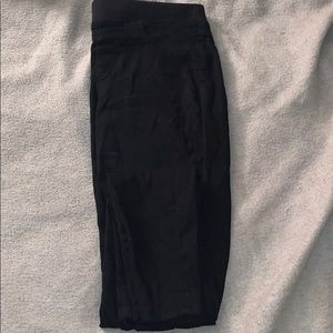 Black jeggings
